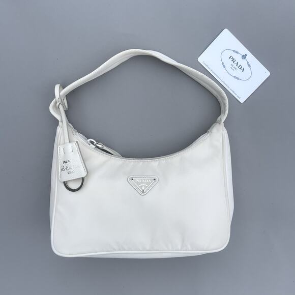 Prada Re-Nylon Re-Edition 2000 Mini Bag - White - Picture 1 of 16